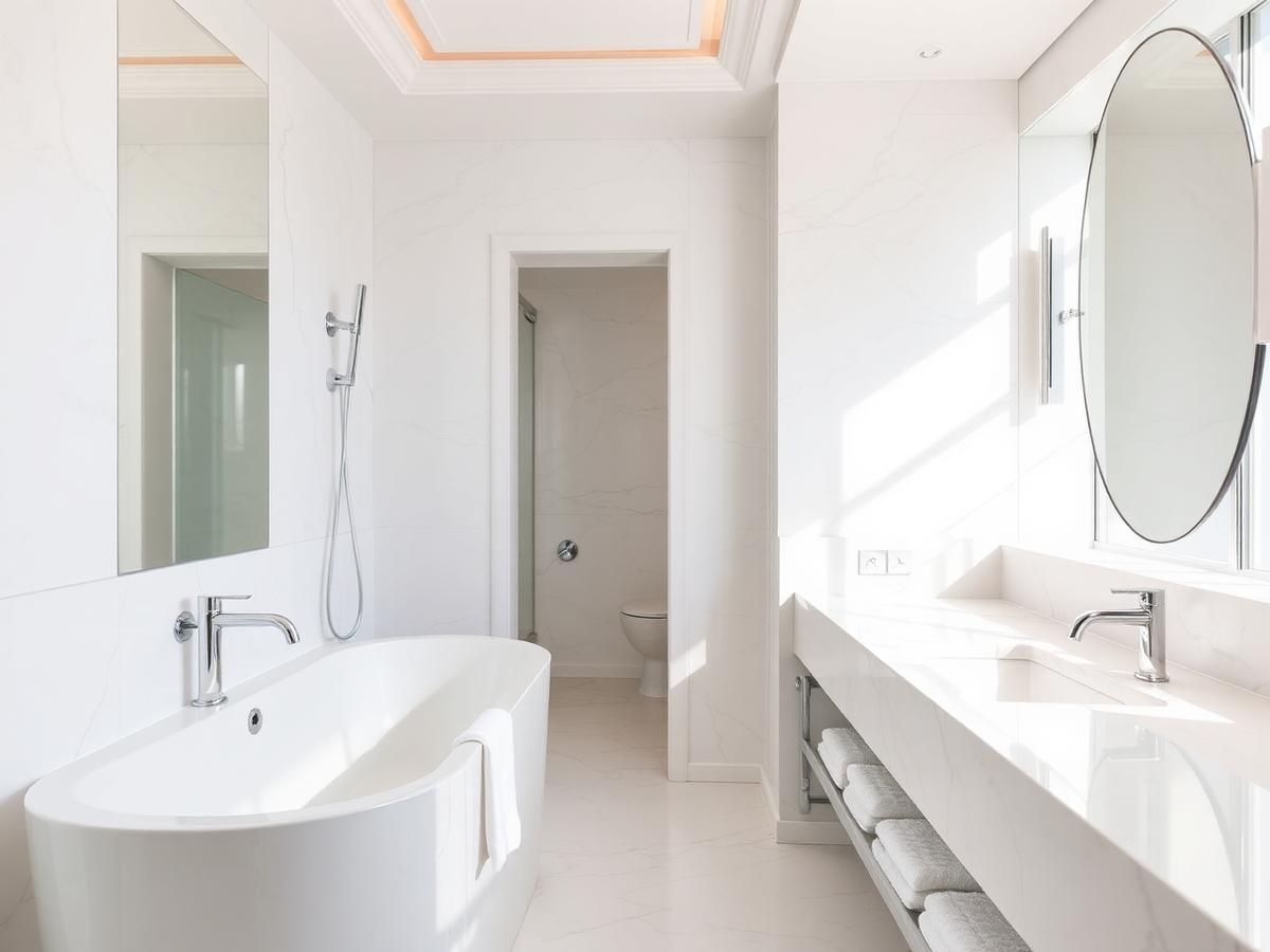 Spotless luxury bathroom
