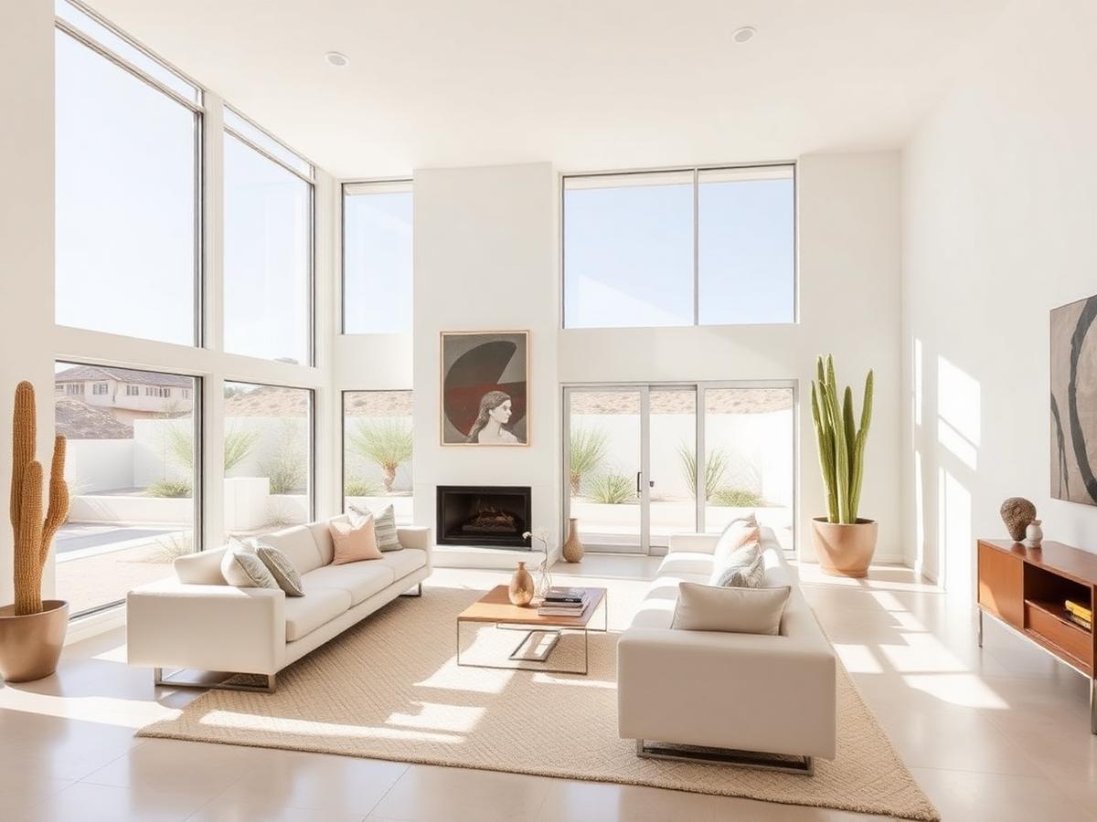 Modern Arizona living room